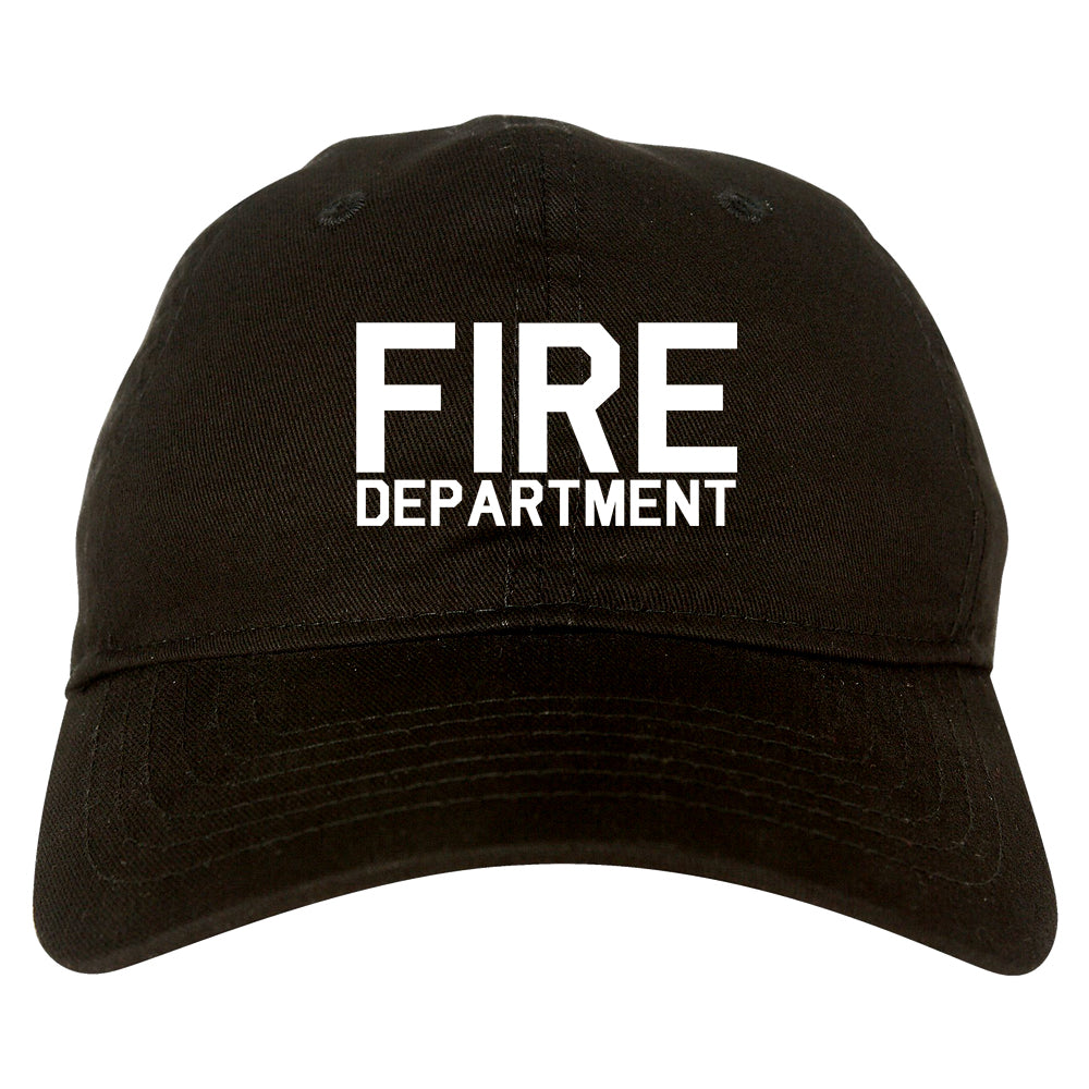 Fire_Department_Dept Black Dad Hat