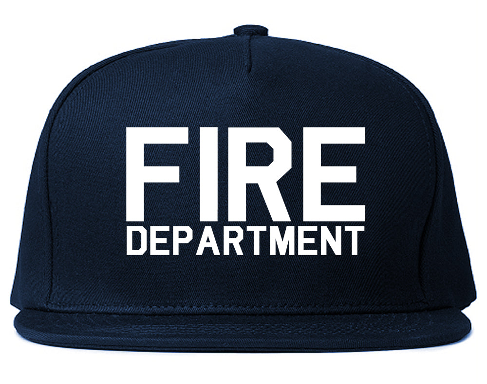 Fire_Department_Dept Navy Blue Snapback Hat