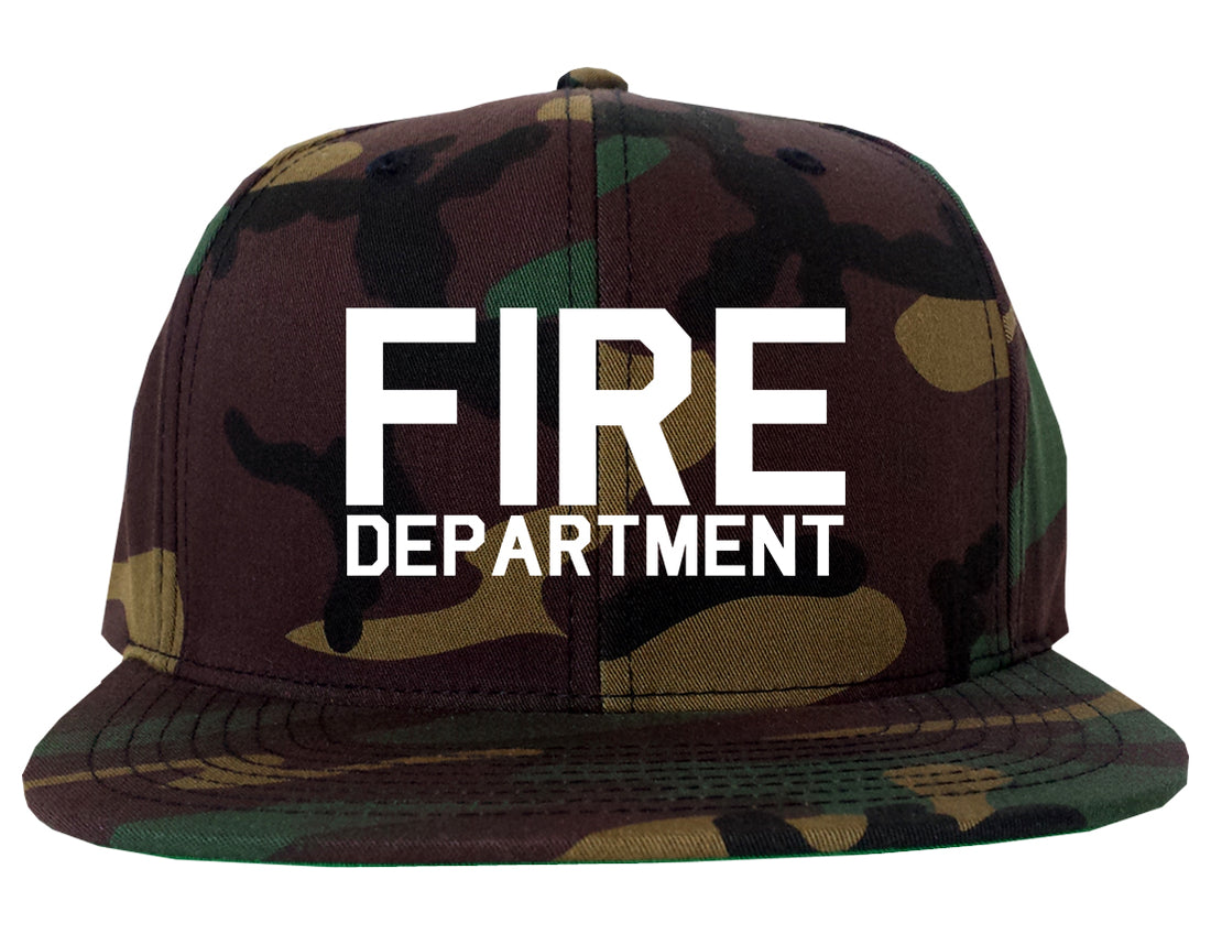 Fire_Department_Dept Camo Snapback Hat