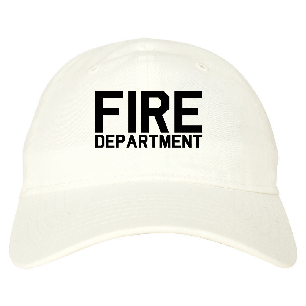 Fire_Department_Dept White Dad Hat
