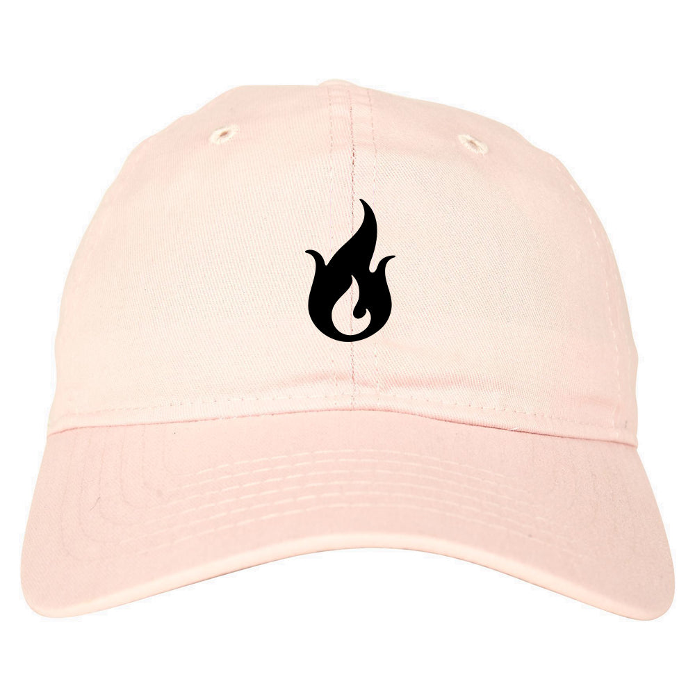 Fire_Emoji Pink Dad Hat