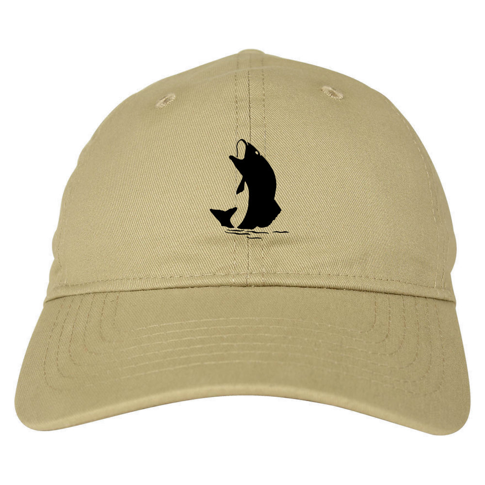 Fish_Fisherman Tan Dad Hat