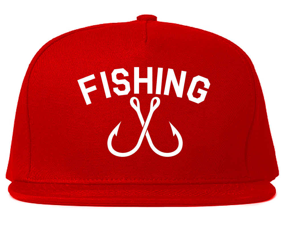 Fishing Hook Logo Mens Dad Hat Baseball Cap by Kings of Ny. Black / Os