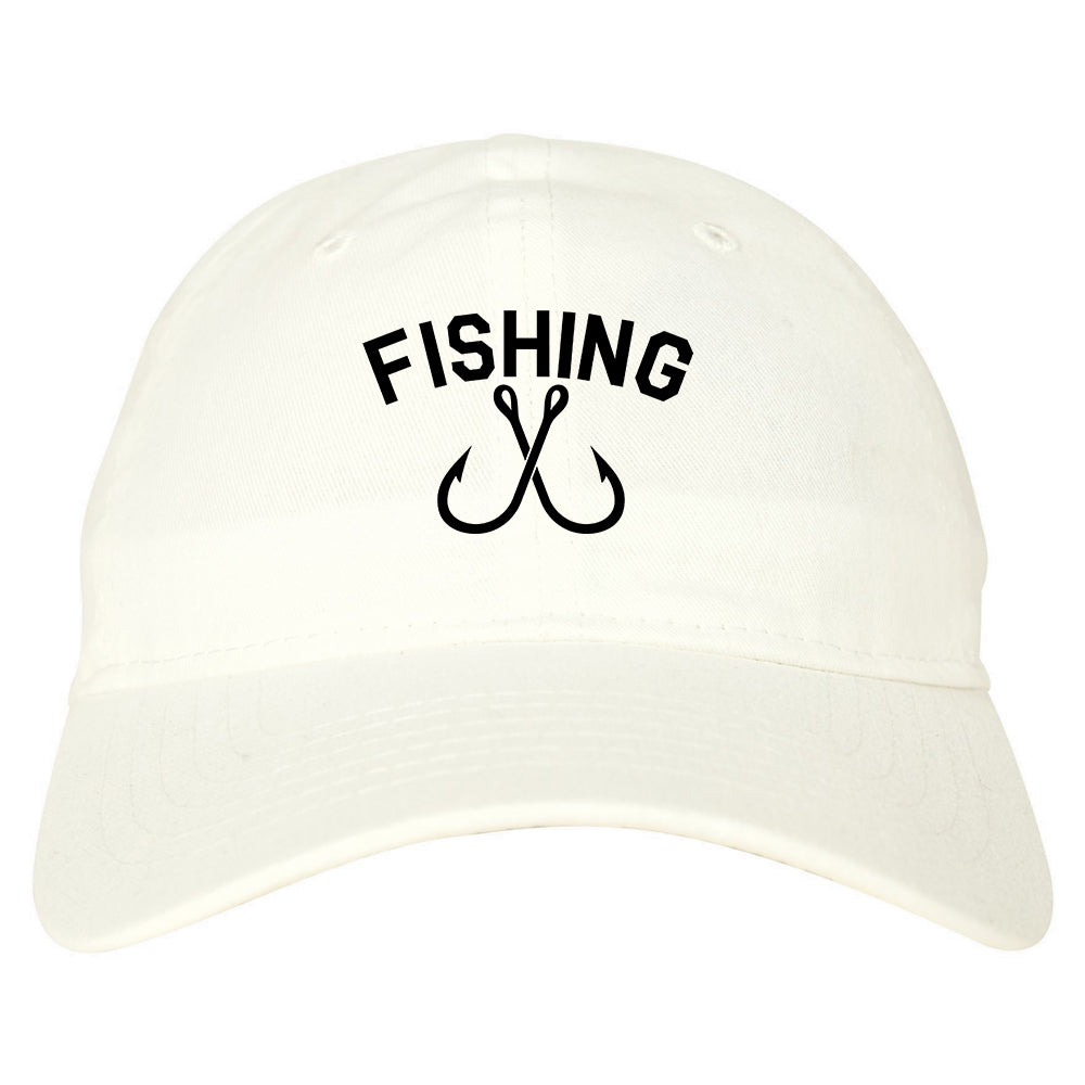 Fishing_Hook_Logo White Dad Hat