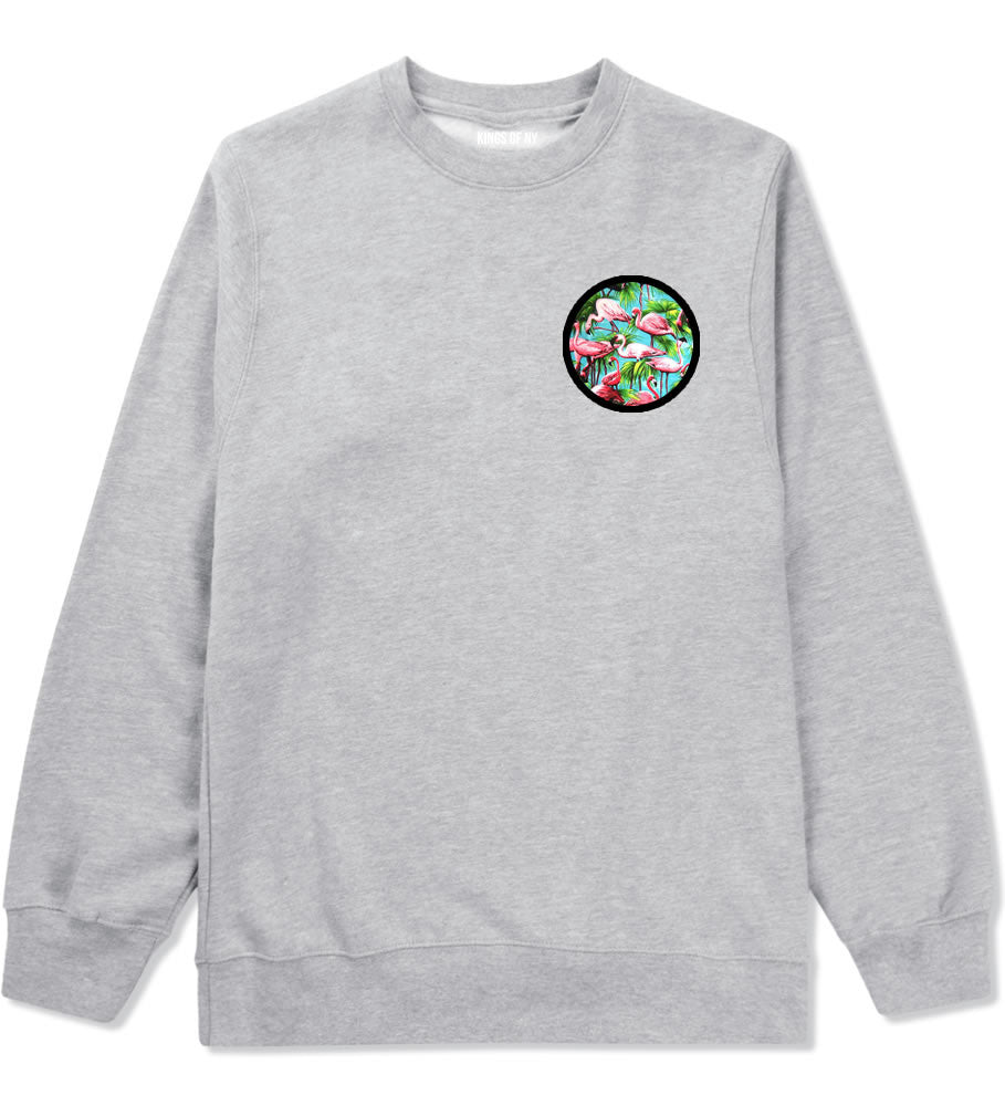 Flamingo Circle Crewneck Sweatshirt