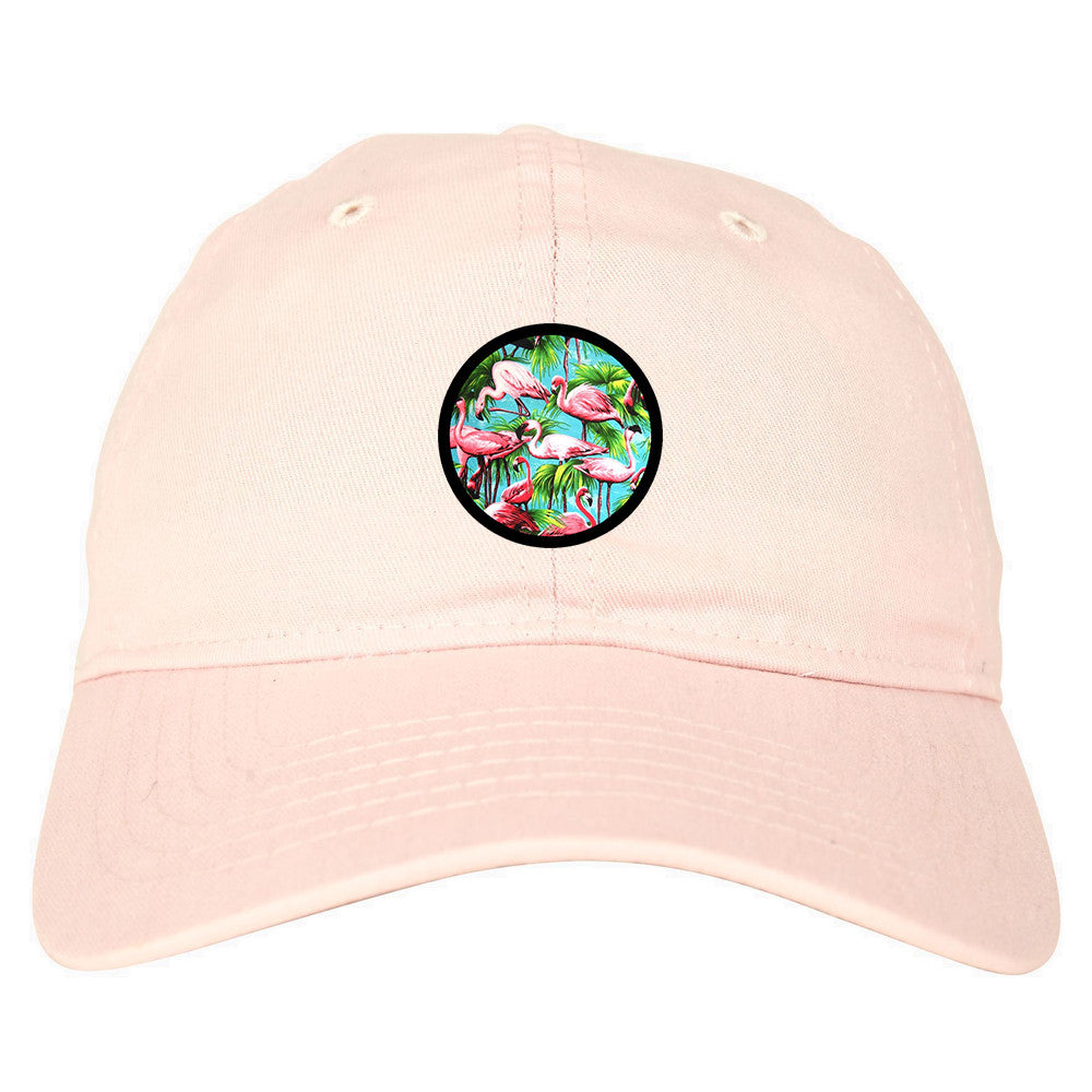 Flamingo Circle Dad Hat