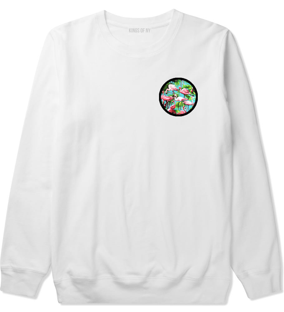 Flamingo Circle Crewneck Sweatshirt