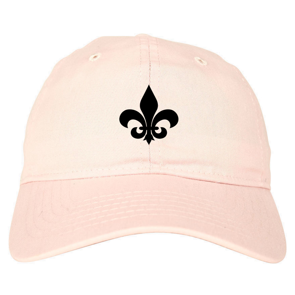 Fleur_De_Lis Pink Dad Hat