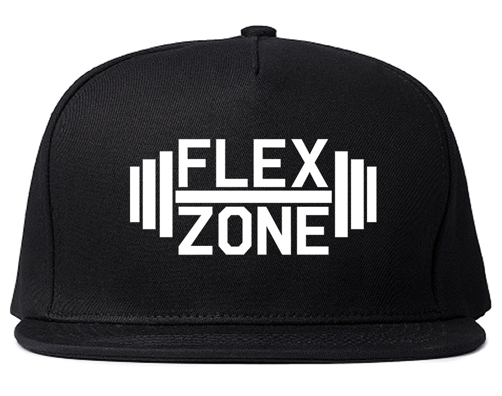 Flex_Zone_Fitness_Gym Black Snapback Hat