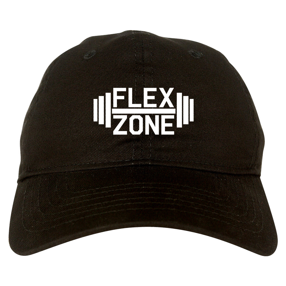 Flex_Zone_Fitness_Gym Black Dad Hat