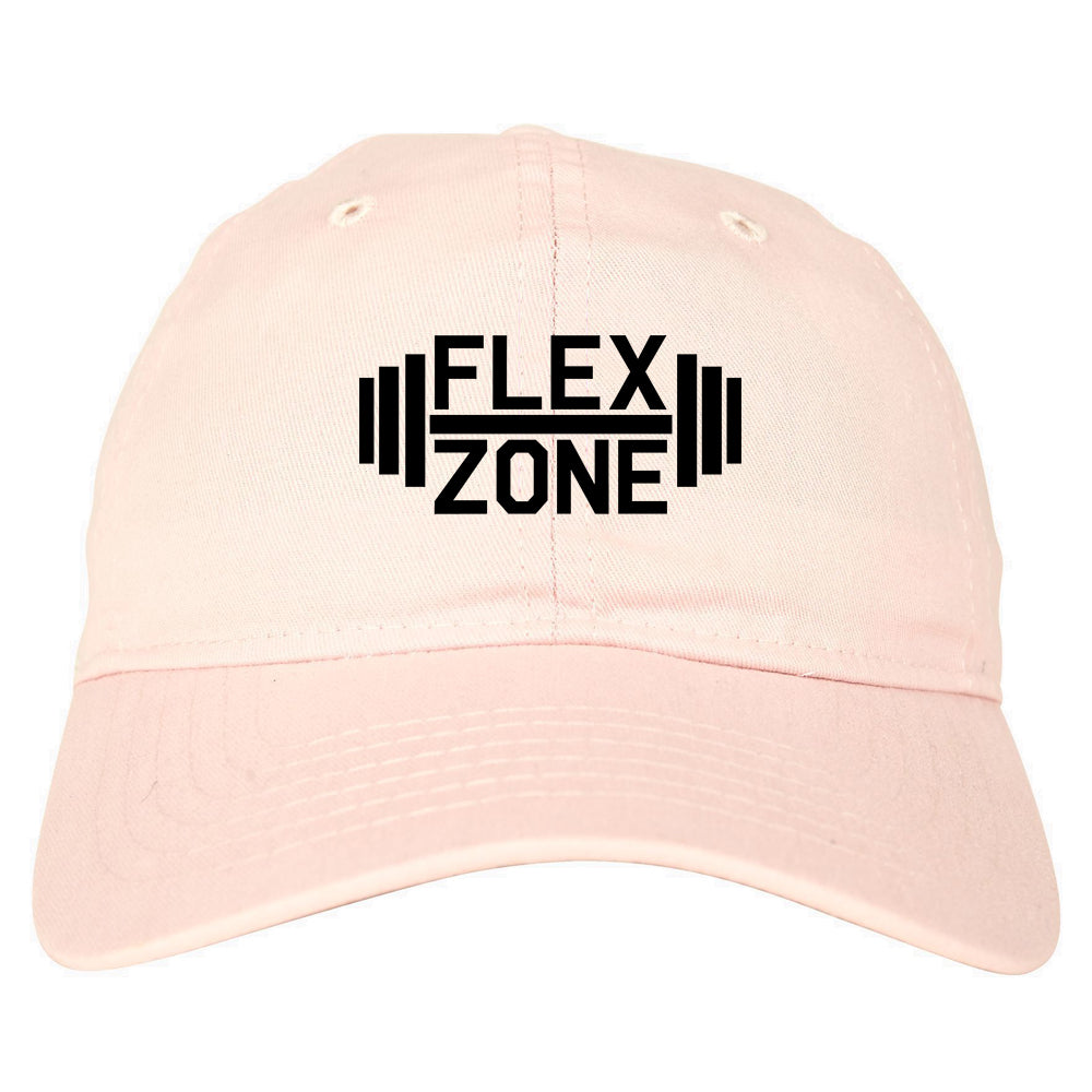 Flex_Zone_Fitness_Gym Pink Dad Hat