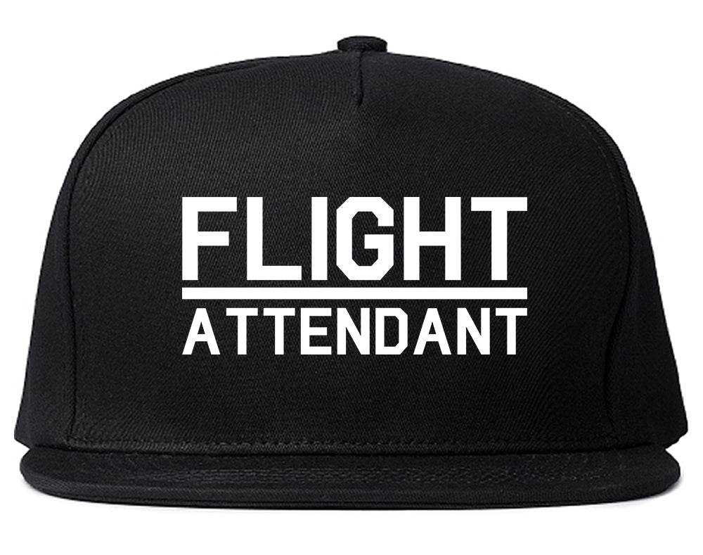 Flight_Attendant_Stewardess Black Snapback Hat
