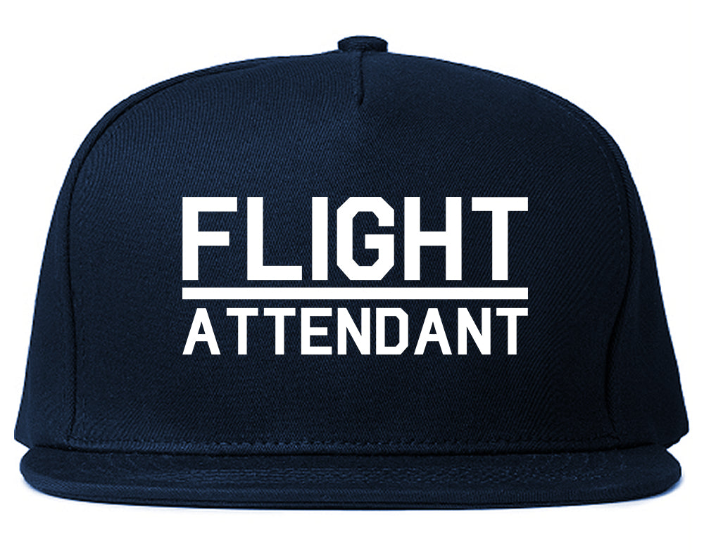 Flight_Attendant_Stewardess Navy Blue Snapback Hat