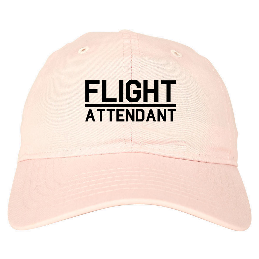 Flight_Attendant_Stewardess Pink Dad Hat