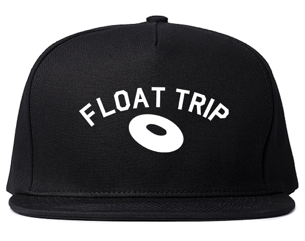 Float_Trip_River Black Snapback Hat