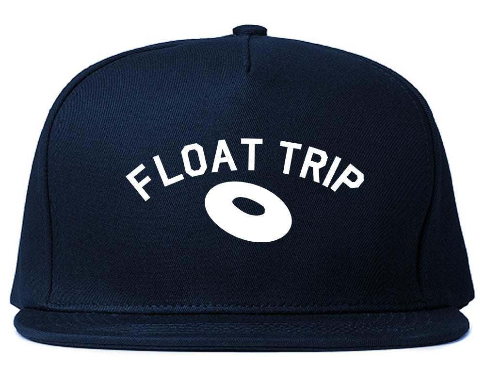 Float_Trip_River Navy Blue Snapback Hat