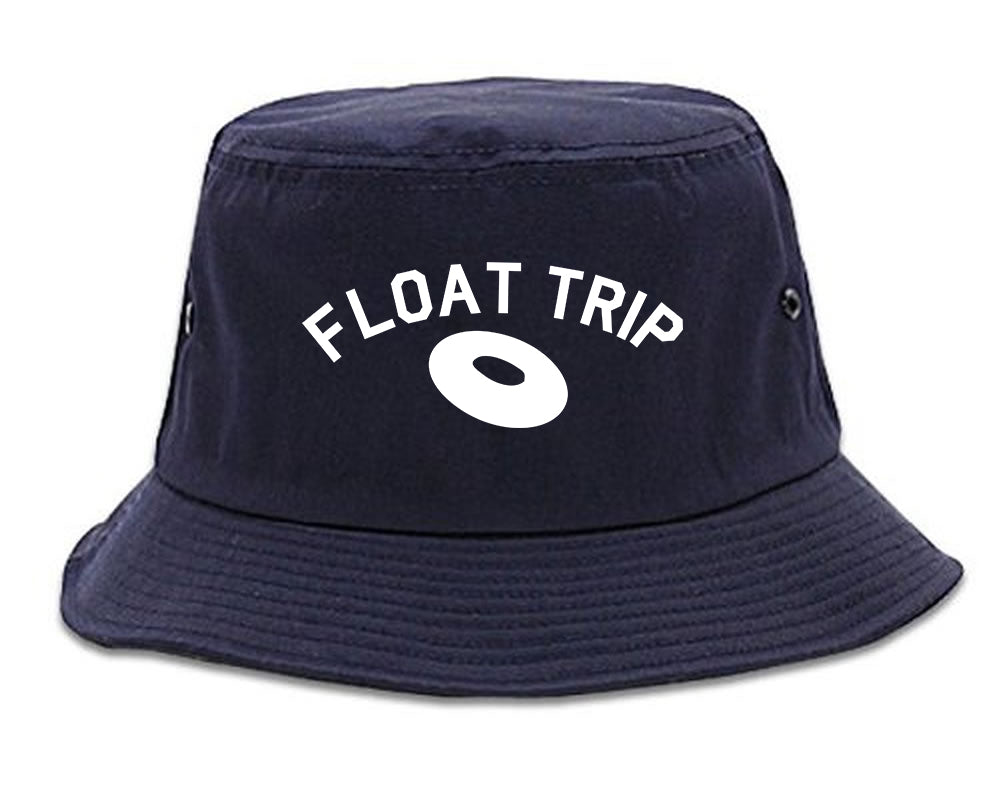Float_Trip_River Navy Blue Bucket Hat