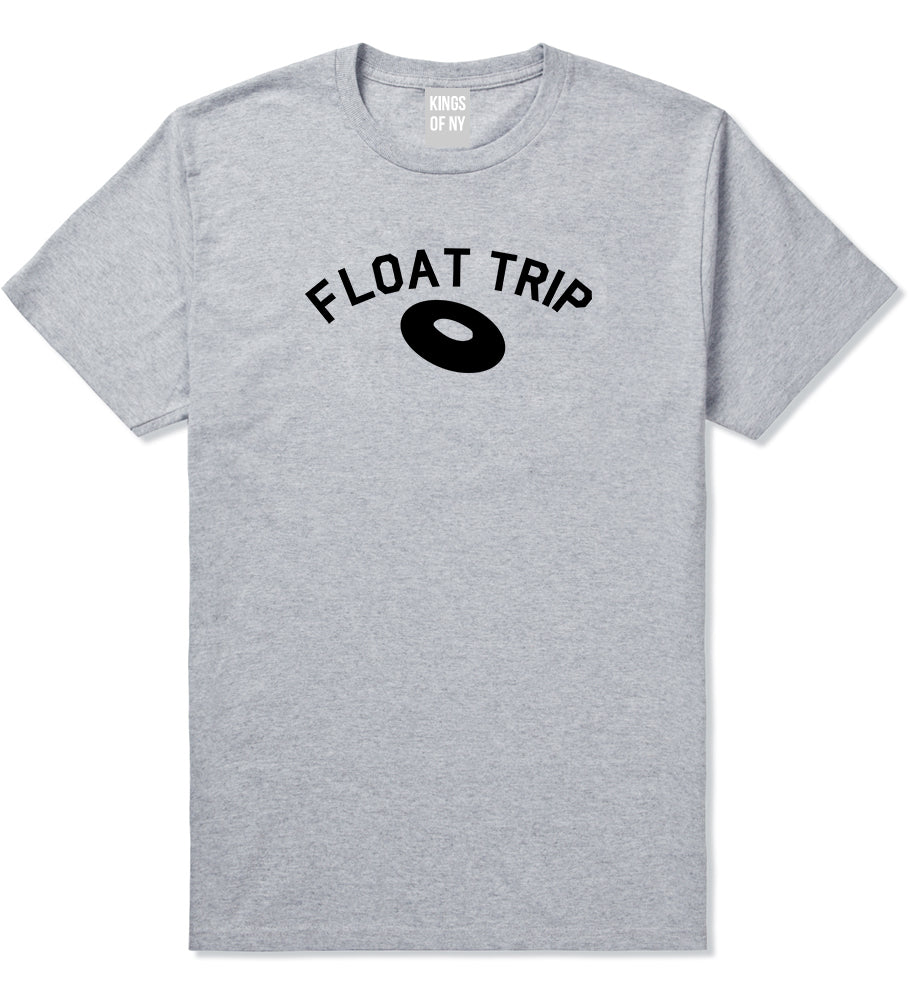 Float Trip River Mens Grey T-Shirt by KINGS OF NY
