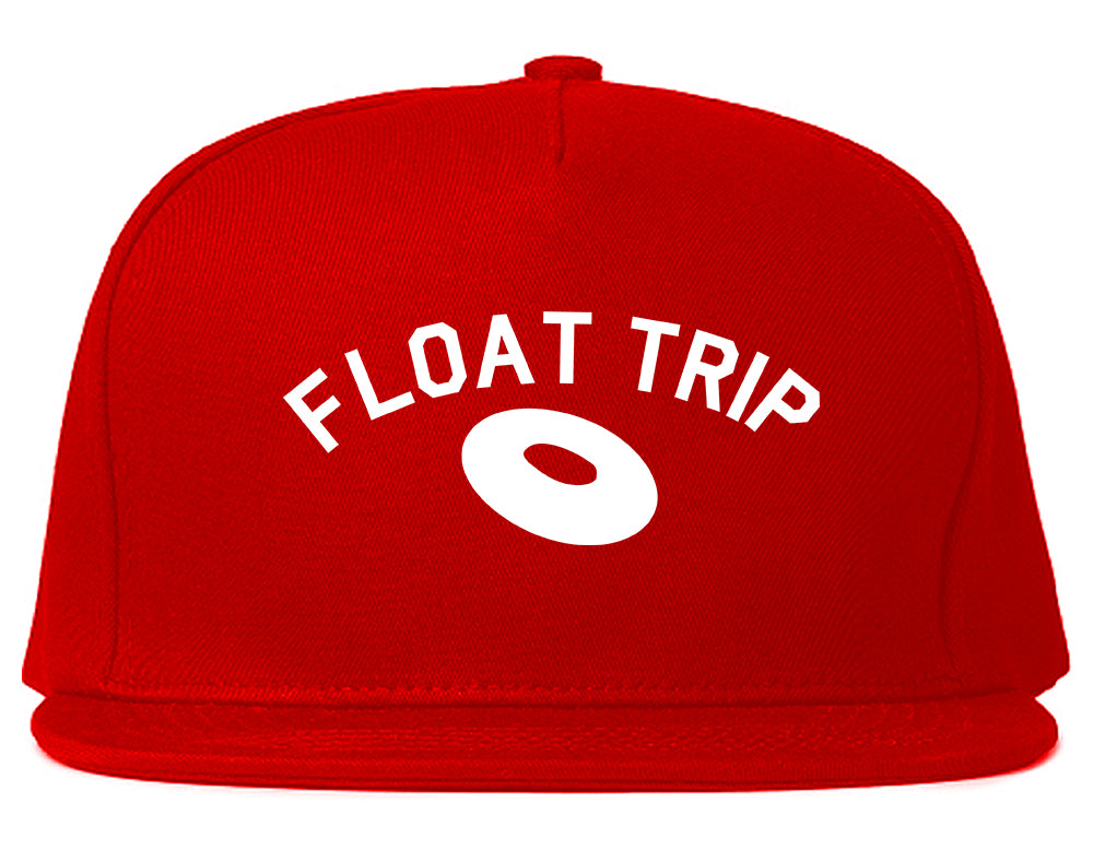 Float_Trip_River Red Snapback Hat
