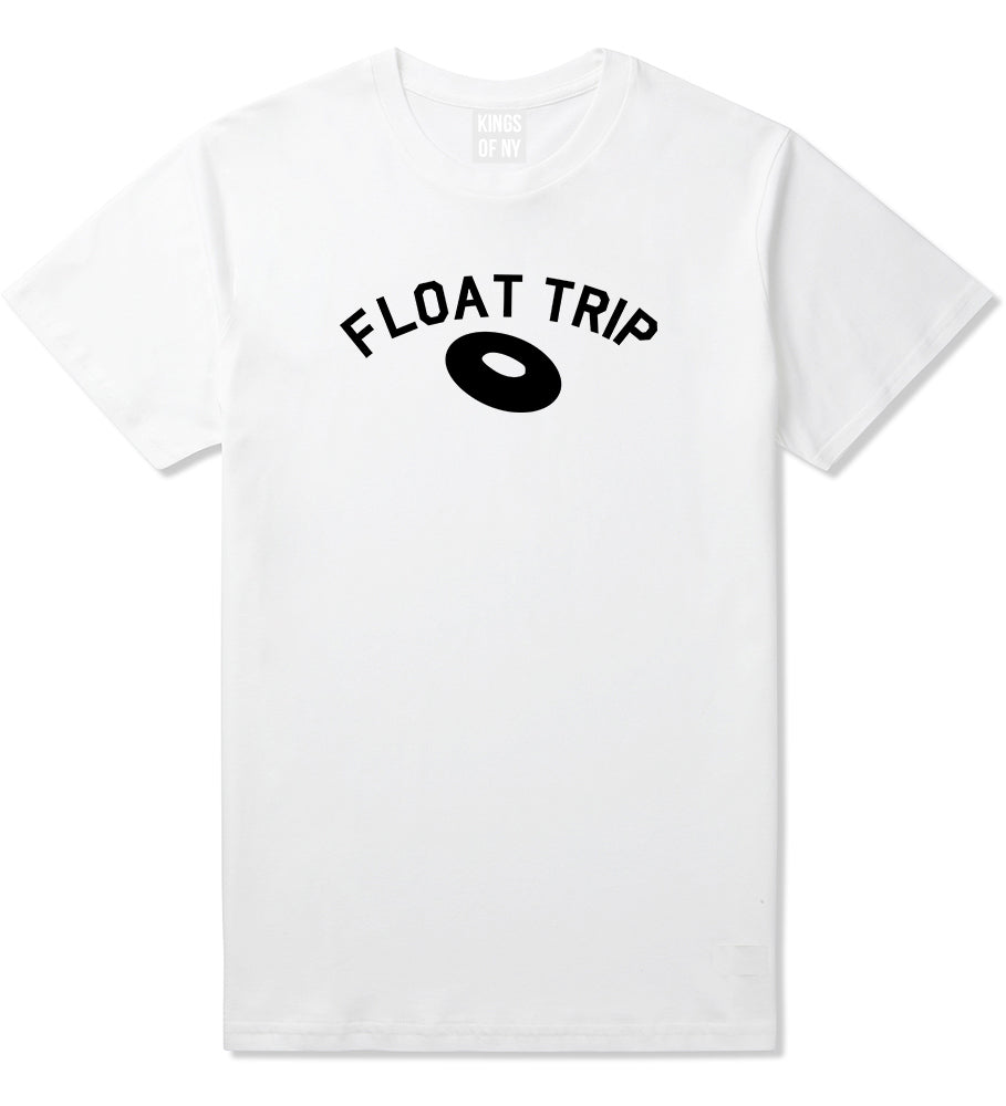 Float Trip River Mens White T-Shirt by KINGS OF NY