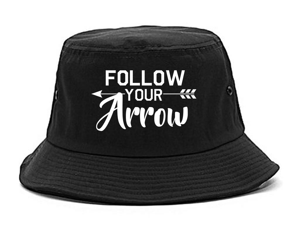 Follow_Your_Arrow Black Bucket Hat