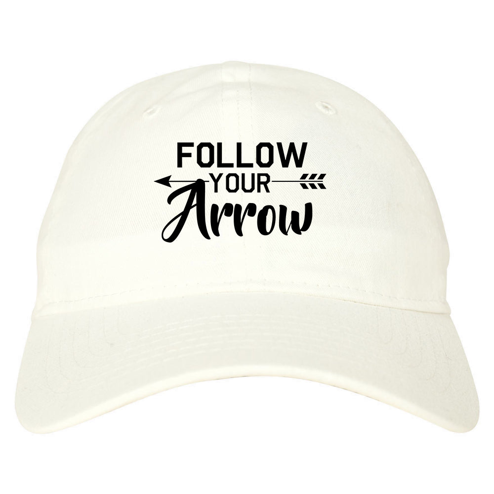Follow_Your_Arrow White Dad Hat