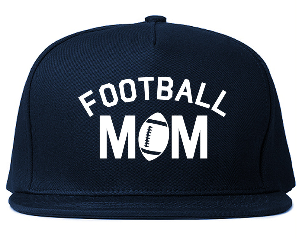 Football_Mom_Sports Navy Blue Snapback Hat