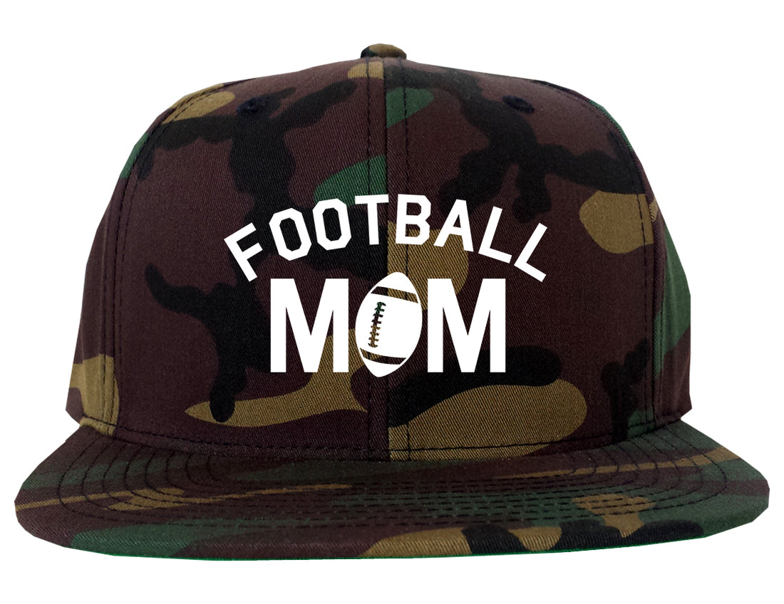 Football_Mom_Sports Camo Snapback Hat