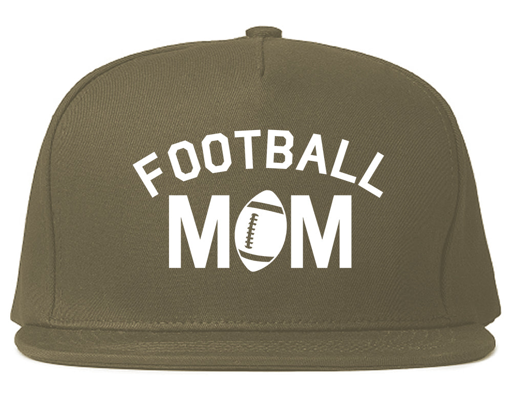 Football_Mom_Sports Grey Snapback Hat