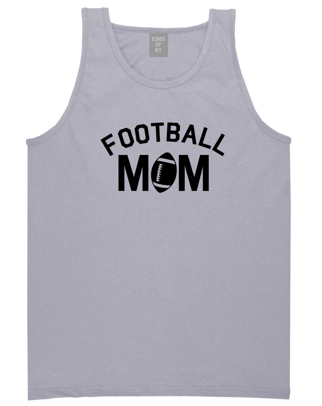 Football Mom Sports Mens Grey Tank Top Shirt by KINGS OF NY