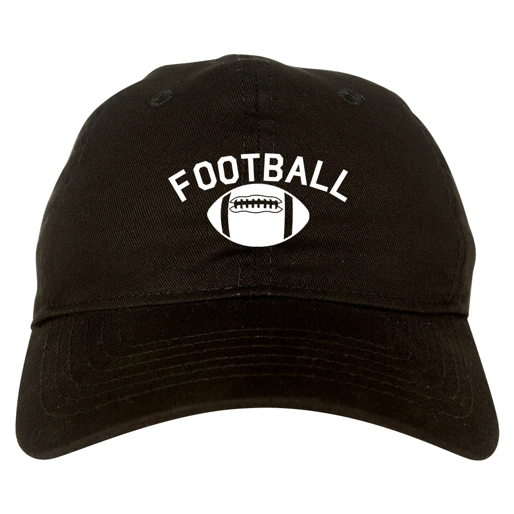 Football_Sports Black Dad Hat