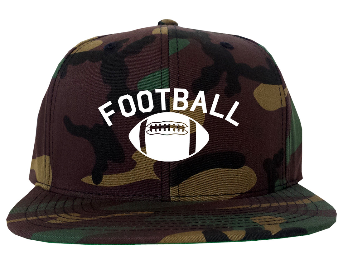 Football_Sports Camo Snapback Hat