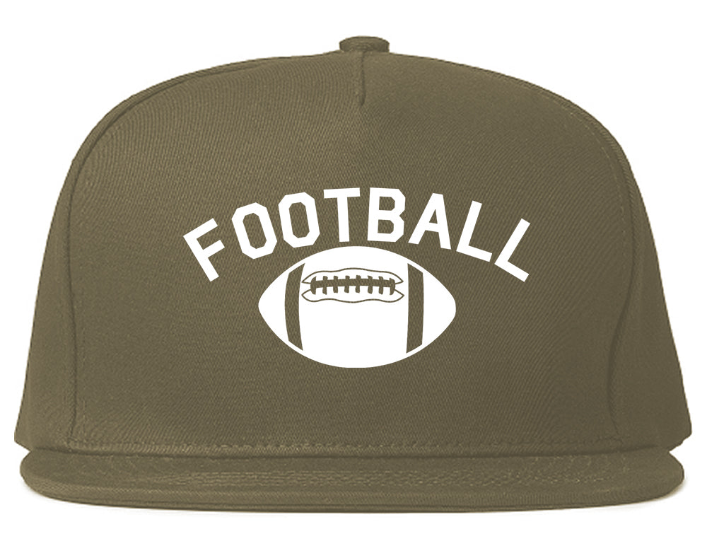 Football_Sports Grey Snapback Hat