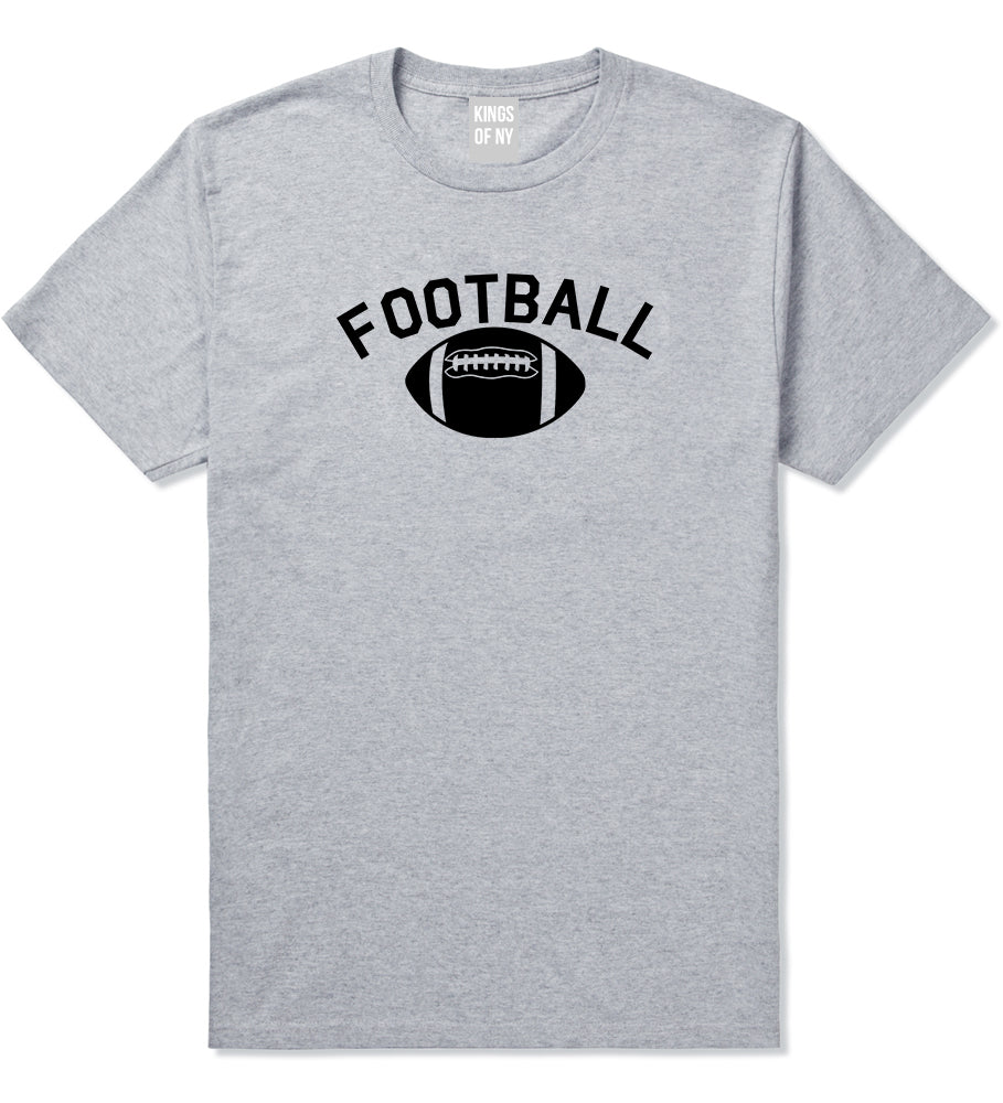 Football Sports Mens Grey T-Shirt by KINGS OF NY