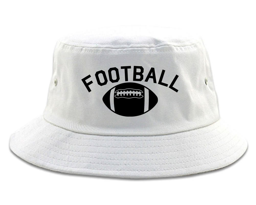 Football_Sports White Bucket Hat