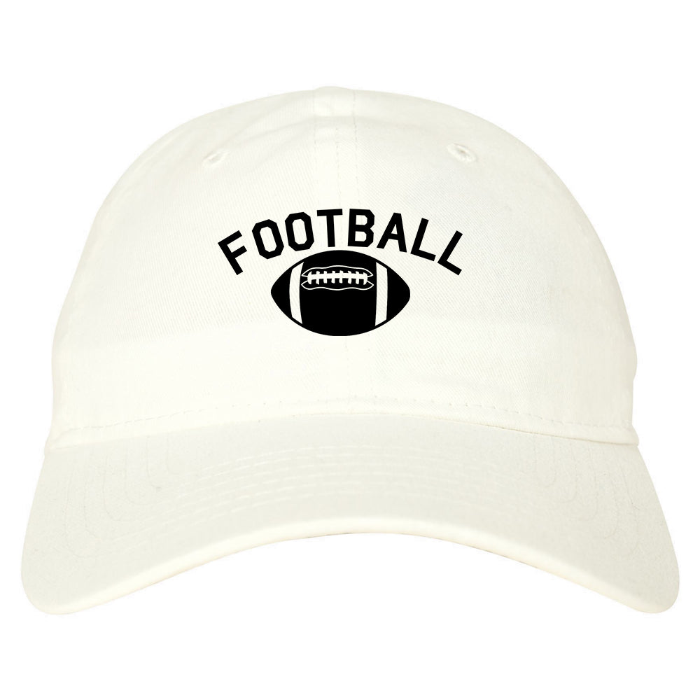 Football_Sports White Dad Hat