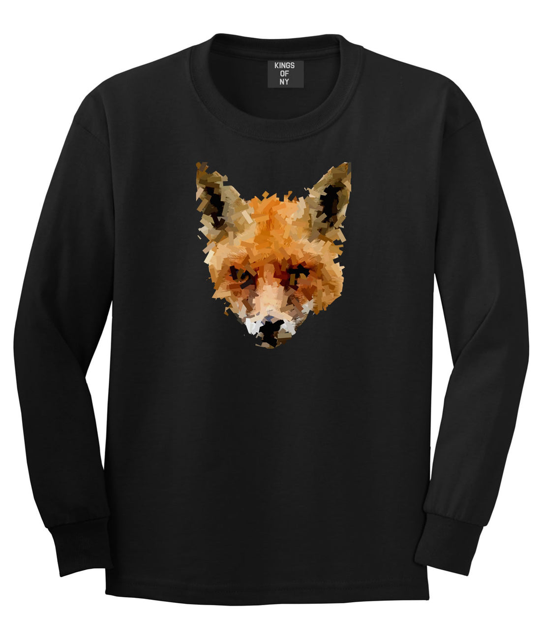 Fox Artwork Long Sleeve T-Shirt