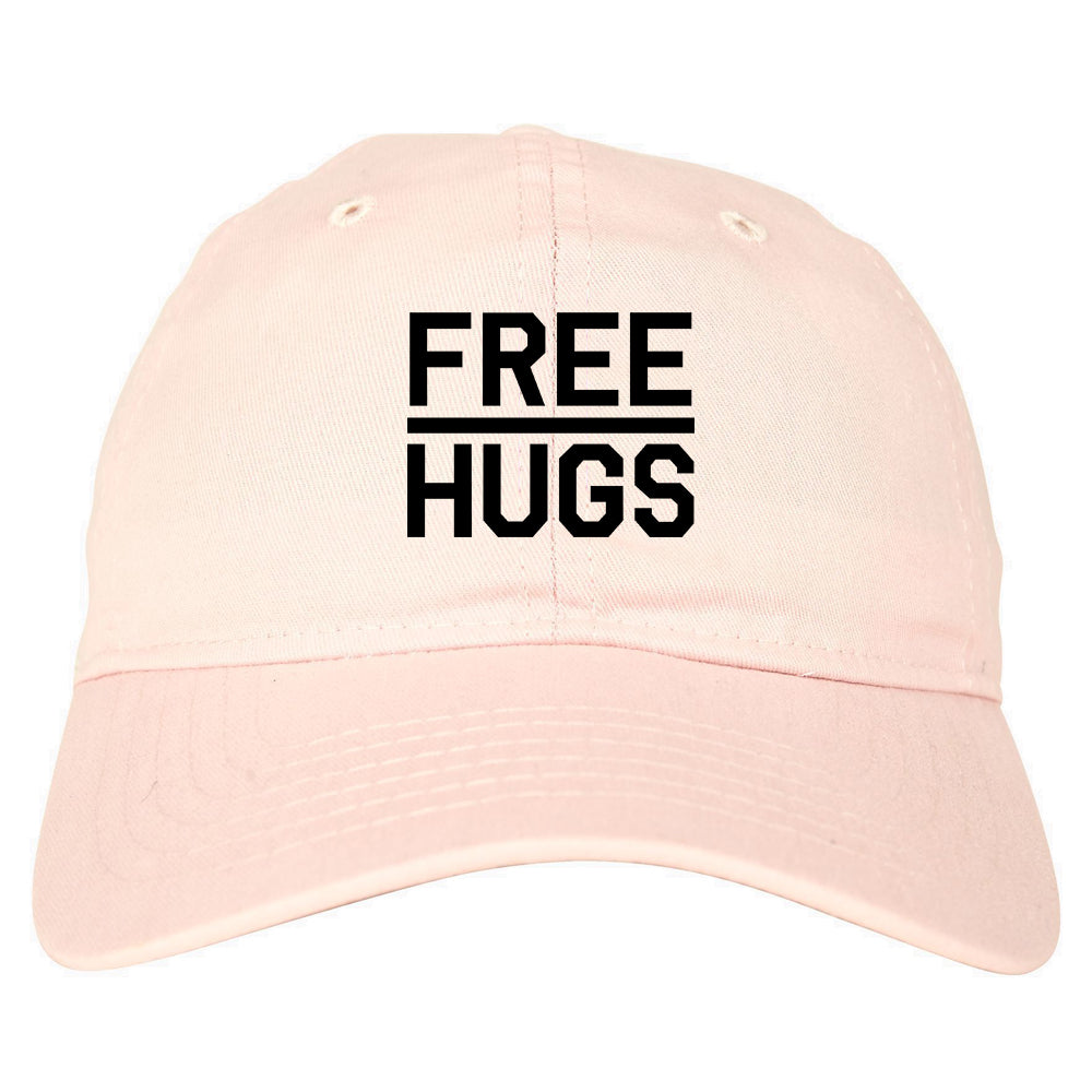 Free_Hugs_Funny Pink Dad Hat