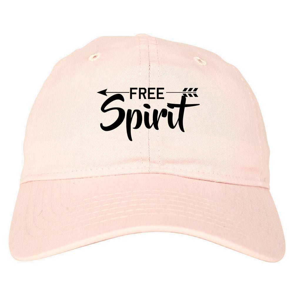 Free_Spirit_Arrow Pink Dad Hat