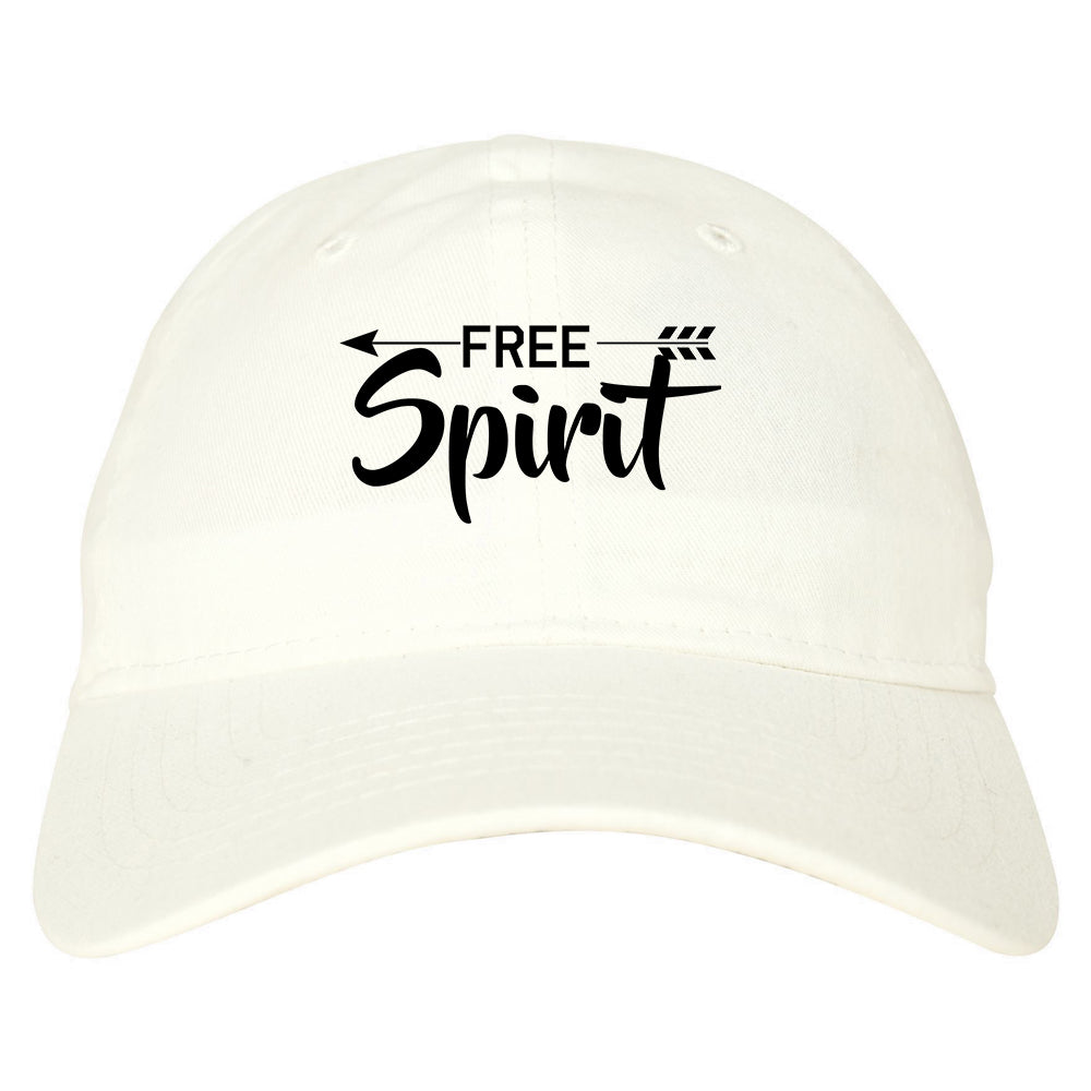 Free_Spirit_Arrow White Dad Hat