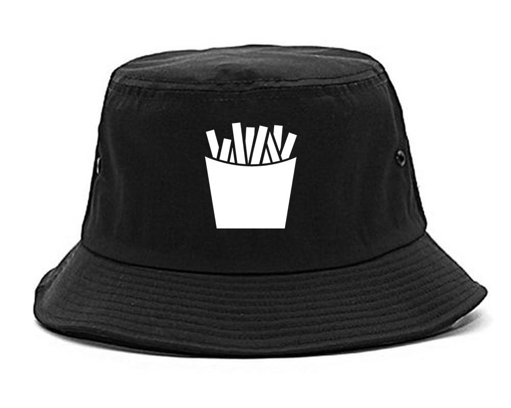 French_Fry_Fries Black Bucket Hat