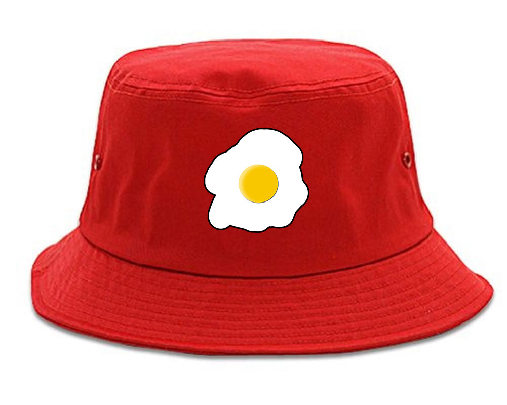Fried_Egg_Breakfast Red Bucket Hat