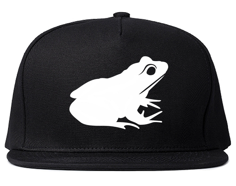 Frog_Animal Black Snapback Hat