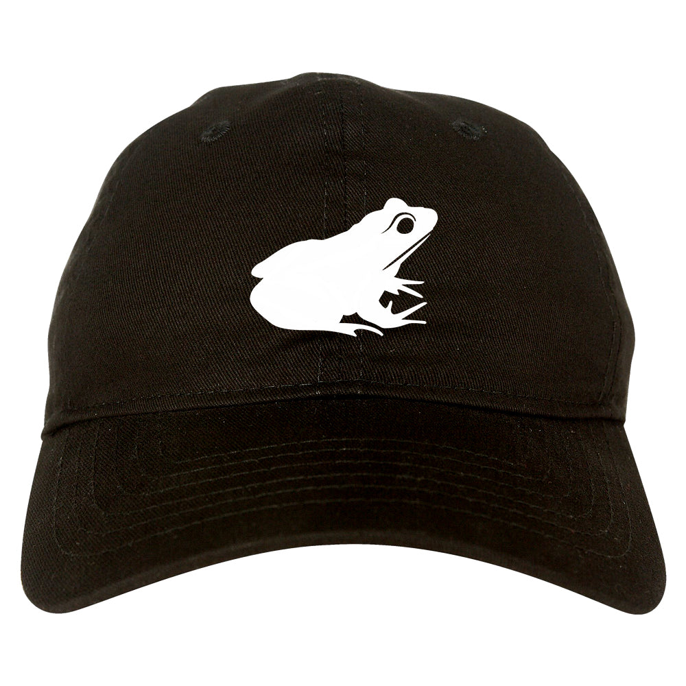 Frog_Animal Black Dad Hat