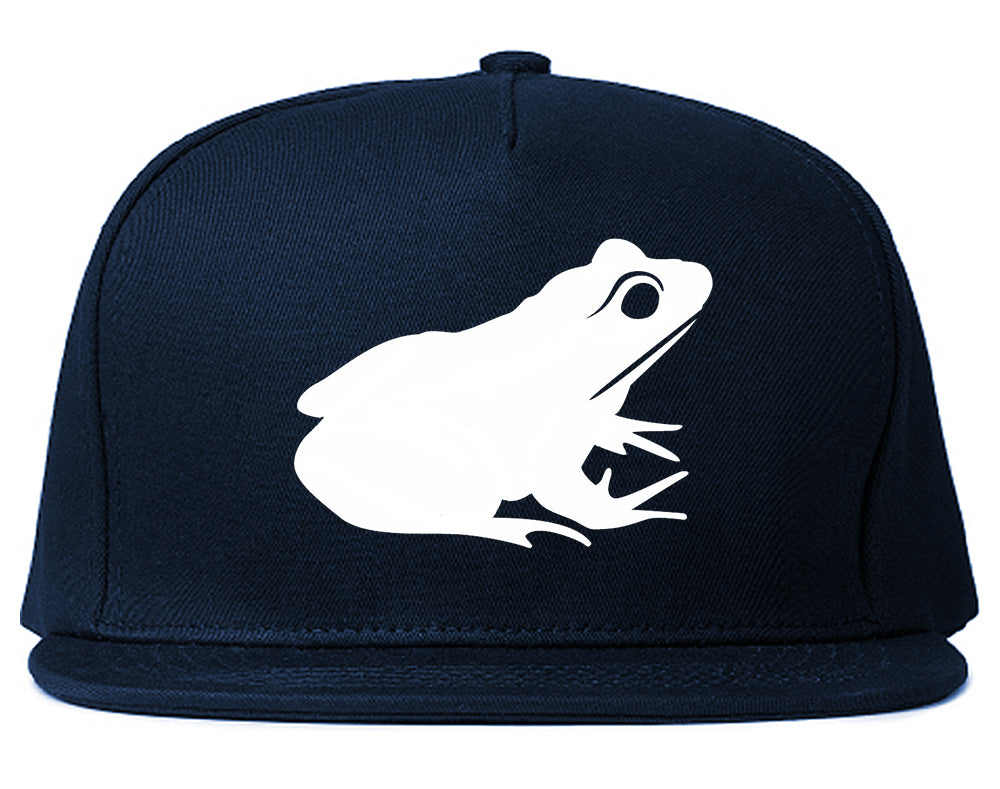 Frog_Animal Navy Blue Snapback Hat