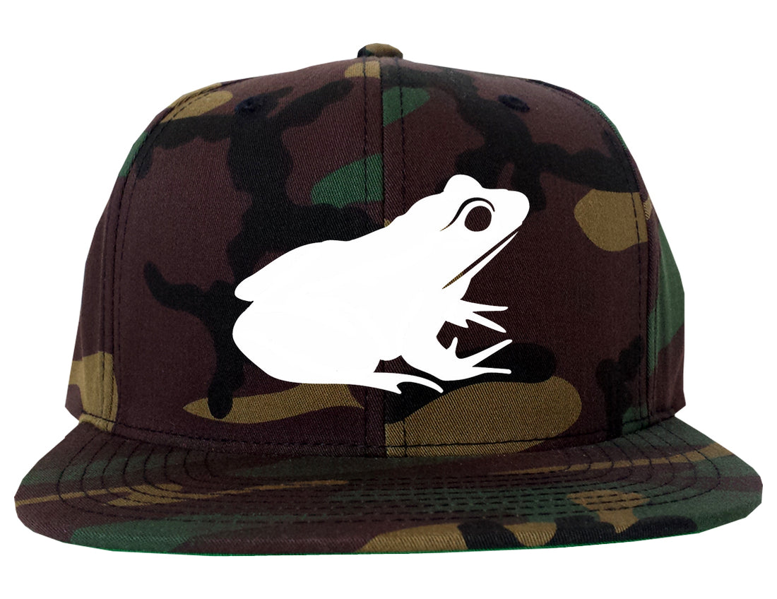 Frog_Animal Camo Snapback Hat