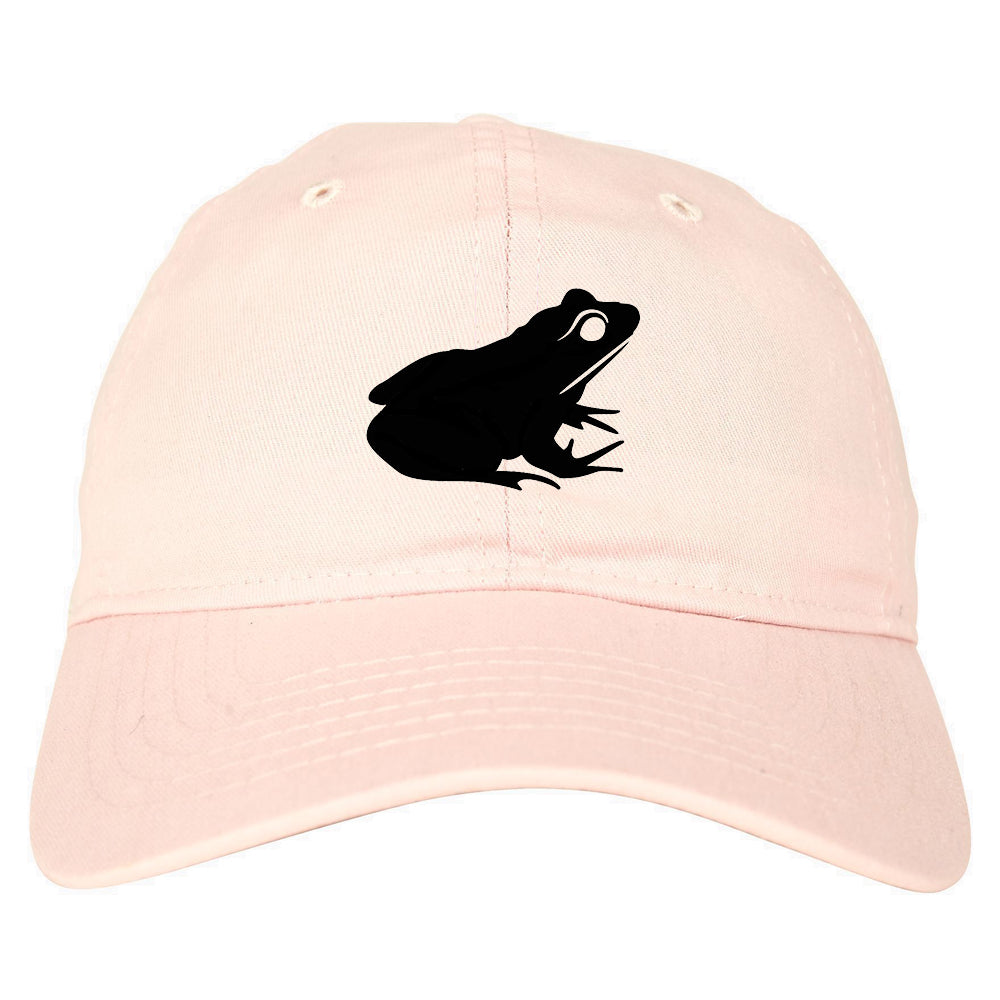 Frog_Animal Pink Dad Hat