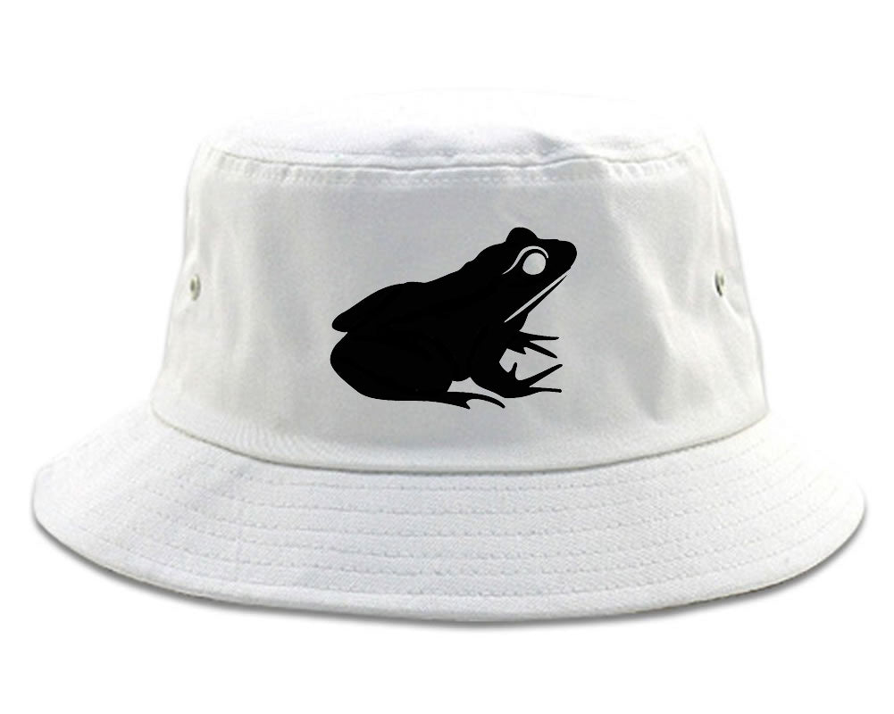 Frog_Animal White Bucket Hat