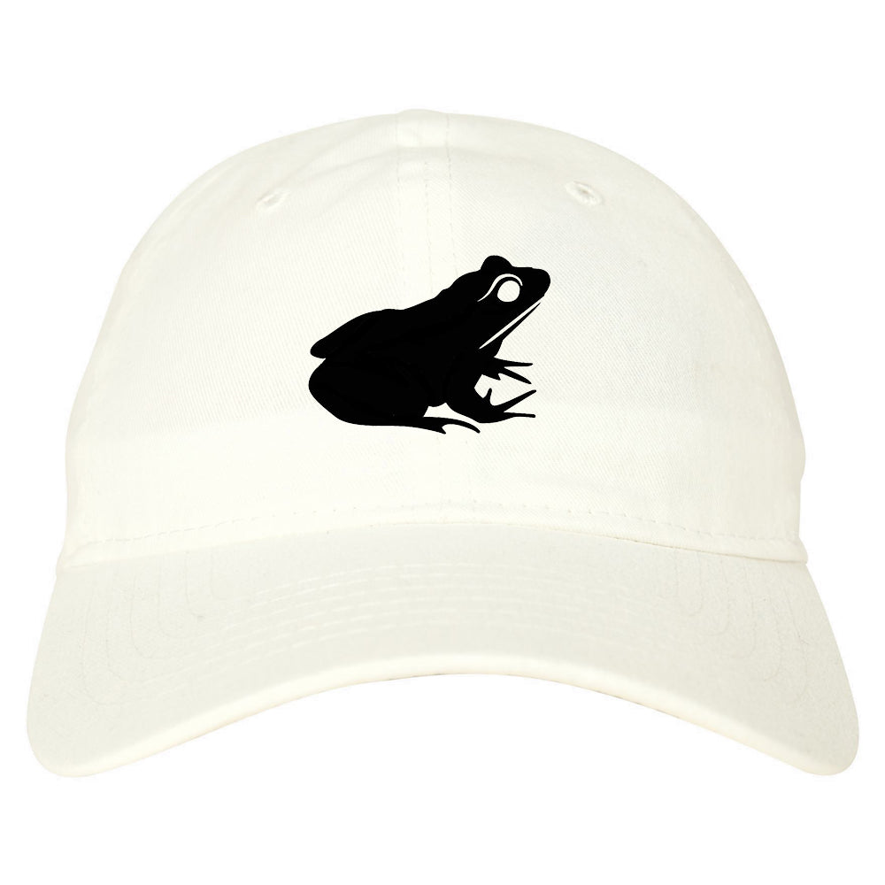 Frog_Animal White Dad Hat