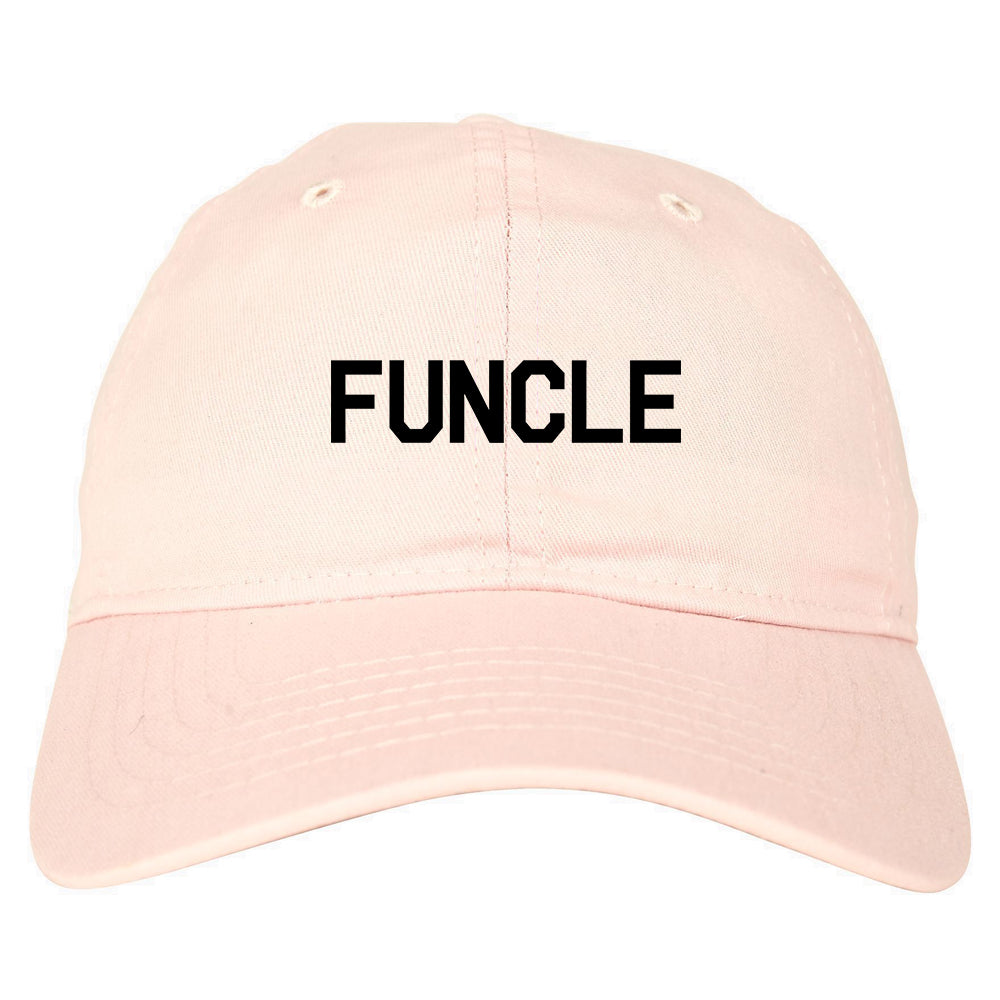 Funcle Fun Funny Uncle Mens Dad Hat Pink